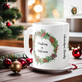 Taza De Café Crear sus propios Navidades fotográficos de país