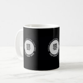 Taza De Café crear tres imágenes especiales negro