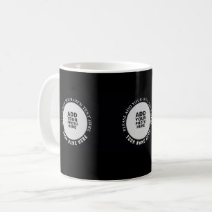 Taza De Café crear tres imágenes especiales negro