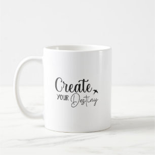 Taza De Café Crear tu destino - Gimnasio, éxito, empuje