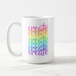 Taza De Café "Crear un arcoiris"
