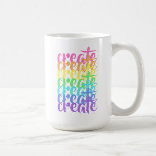 Taza De Café "Crear un arcoiris"