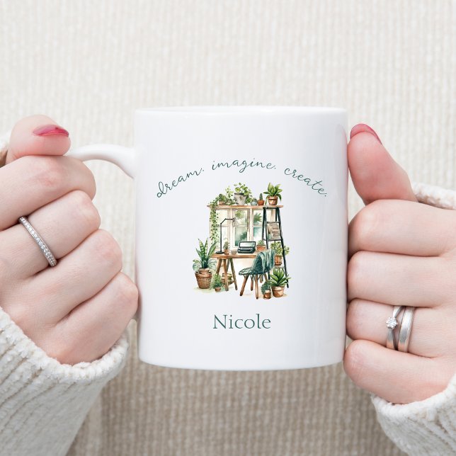 Taza De Café Crear una cita motivacional estilo boho (Subido por el creador)