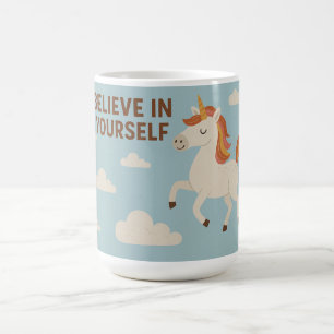 Taza De Café Créate en ti mismo - Desi de motivación de Unicorn