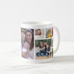 Taza De Café Create Your Own 13 Family Photo Collage White<br><div class="desc">Celebrate your favorite memories with this personalized 13 photo collage mug. Featuring a clean grid layout, this custom picture mug beautifully displays thirteen of your favorite photos in a modern, timeless style. Simply upload your images to create a unique multi photo mug perfect for everyday coffee or tea. Whether as...</div>