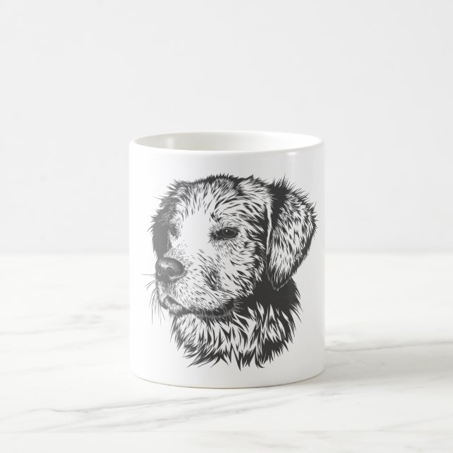 Taza De Café Create Your Own Pet Dog Customized (Centro)