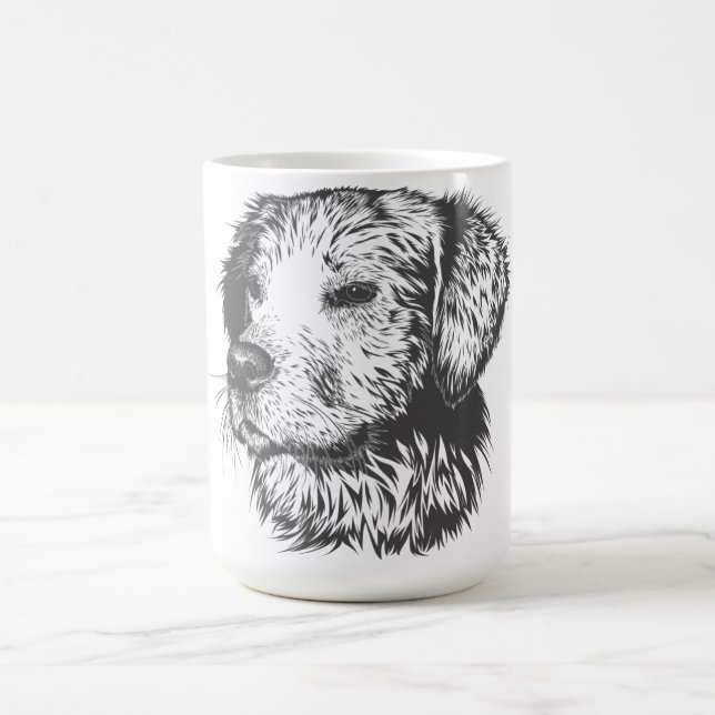 Taza De Café Create Your Own Pet Dog Customized (Centro)