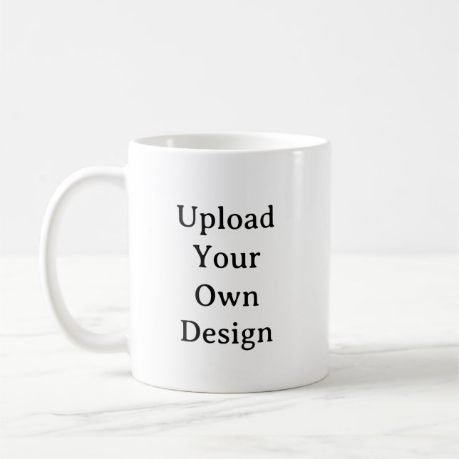 Taza De Café Create Your Own Simple Custom 11oz (Izquierda)