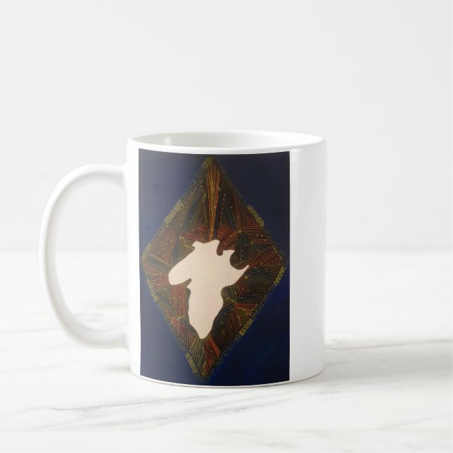 Taza De Café creation originale tableau sur tasse  (Izquierda)