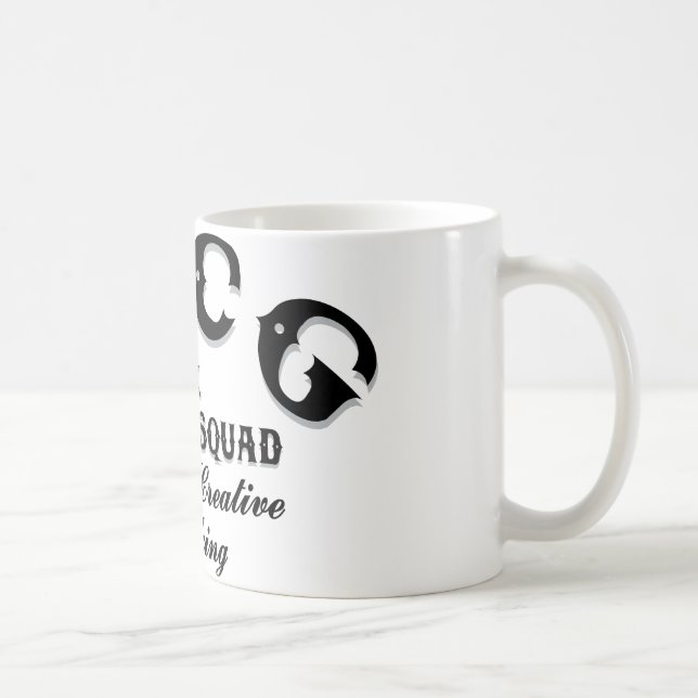 Taza de café creativa del grupo del punto azul (Derecha)