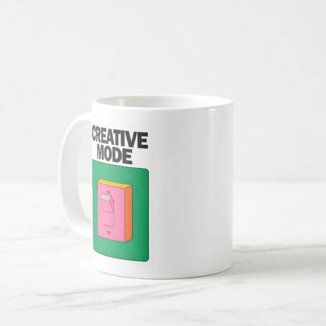 Taza De Café Creative Mode (Anverso izquierdo)