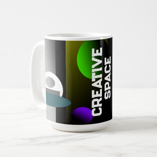 Taza De Café Creative Space by J.H. Thornton (Anverso izquierdo)
