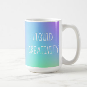 Taza De Café Creatividad líquida Gradiente Arcoiris Mug