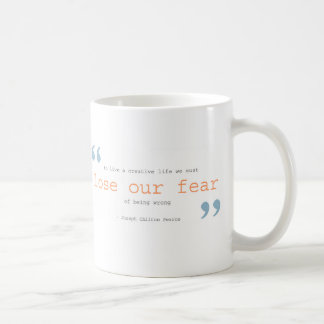 Taza De Café creatividad + perder nuestro miedo