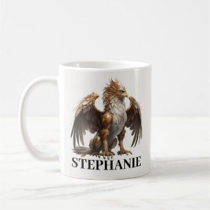 Taza De Café Creatura de fantasía personalizada Griffin Griffin