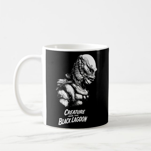 Taza De Café Creatura Del Flick De Horror De La Laguna Negra (Izquierda)