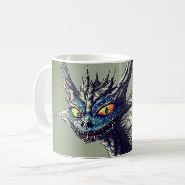 Taza De Café Creatura espeluznante (Anverso izquierdo)
