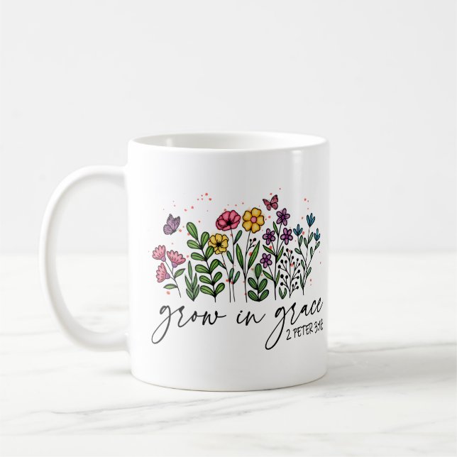 Taza De Café Crecer en Grace Mug (Izquierda)