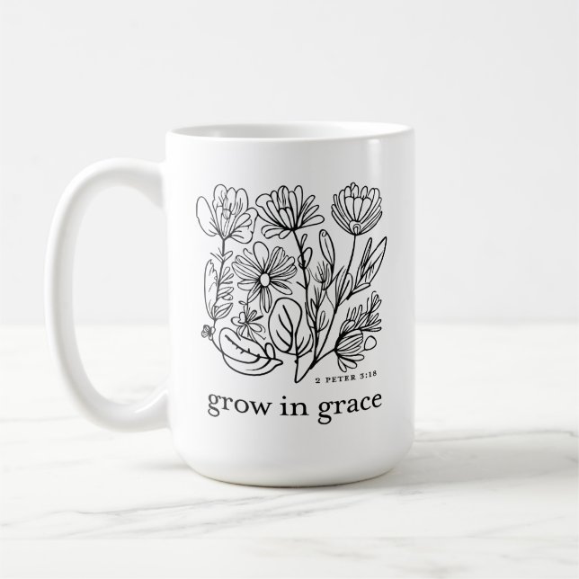 Taza De Café Crecer en gracia (Izquierda)