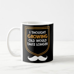 Taza De Café Crecer en la vejez llevaría más tiempo el día del