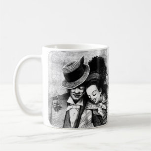 Taza De Café Crecer Juntos Pareja Amar el arte romántico