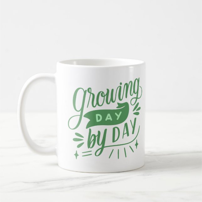 Taza De Café creciendo día a día (Izquierda)