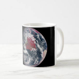 Taza De Café Crecimiento De Las Plantas En El Planeta Tierra.
