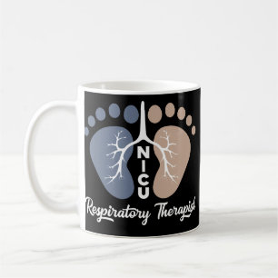 Taza De Café Credencial RRT de Terapia Respiratoria de la NICU