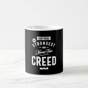 Taza De Café Credo Nombre Personalizado Regalo de cumpleaños