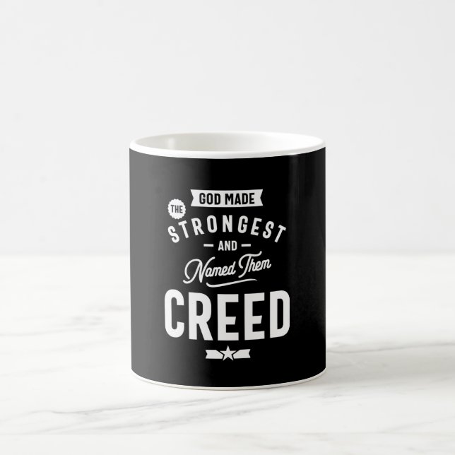 Taza De Café Credo Nombre Personalizado Regalo de cumpleaños (Centro)