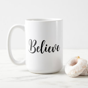 Taza De Café Cree en el Minimalista moderno simple