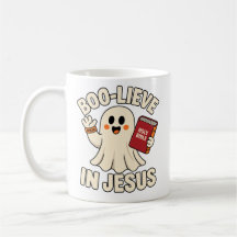 Cree-en-Jesús Biblia Sagrada Fantasma Halloween