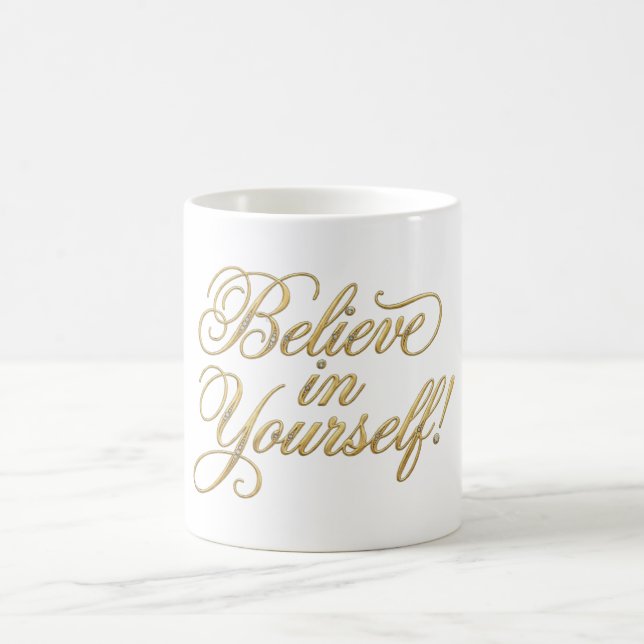 Taza De Café Cree en Sí Mismo (Centro)