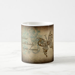 Taza De Café Cree Mariposa