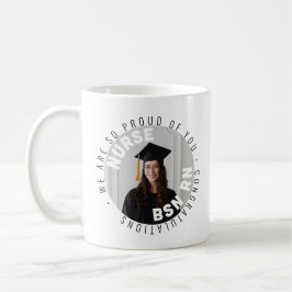 Taza De Café cree su propio graduado de enfermería BSN RN foto