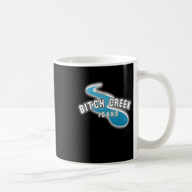 Taza De Café Creek - Pegatina de Idaho (Derecha)