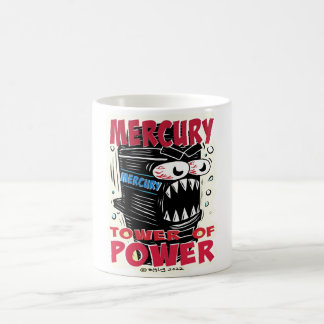 Taza De Café Creekrat Mercury Tower of Power Cartoon Mug