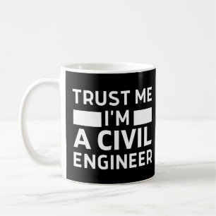 Taza De Café Créeme, soy ingeniero civil