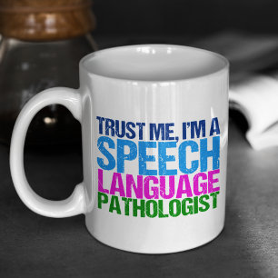 Taza De Café Créeme, soy patólogo del lenguaje de voz