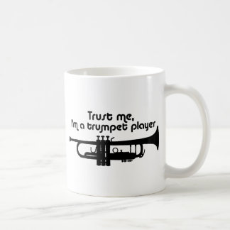 Taza De Café Créeme, soy un jugador de trompeta