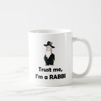 Taza De Café Créeme, soy un rabino - Gracioso humor judío