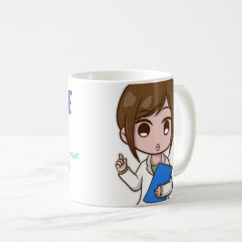 Taza De Café Créeme, soy una médica de medicina femenina.