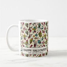 Taza De Café Creepe Cartoonish Skulls Halloween