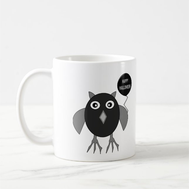 Taza De Café Creepe Halloween Party Owl Mug (Izquierda)