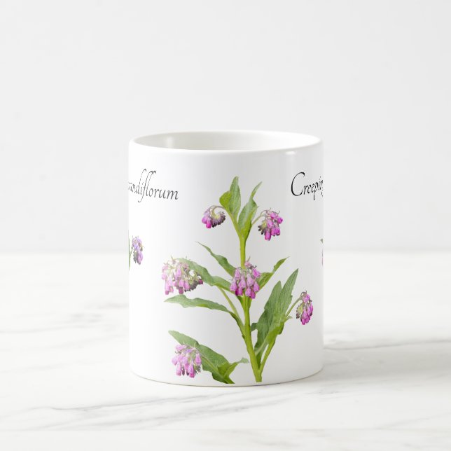 Taza De Café Creeping Comfrey Botanical (Centro)