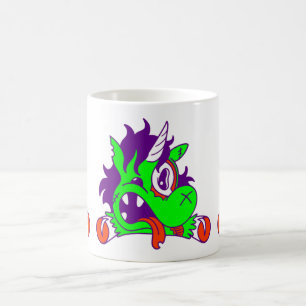 Taza De Café creepsia zombie animal unicornio de halloween