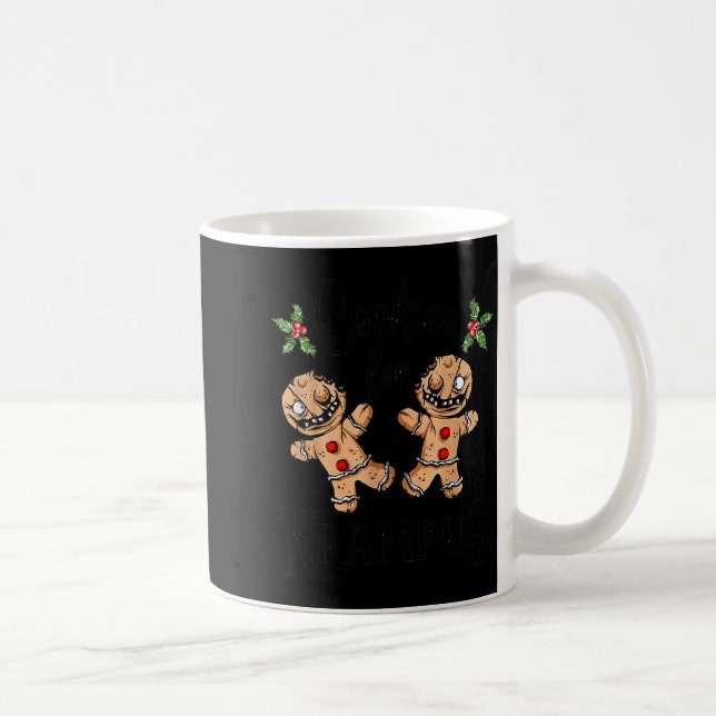 Taza De Café Creepy Gingerbread Cookies For Krampus Xmas Goth H (Derecha)