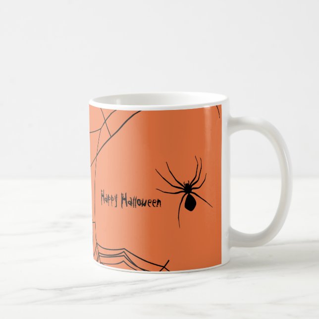 Taza De Café Creepy Spiderweb (Derecha)