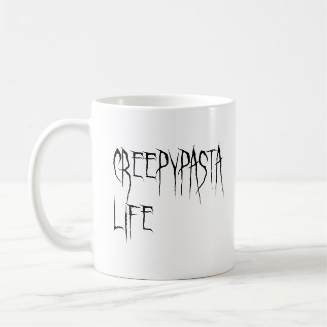 Taza De Café Creepypasta Life (Izquierda)