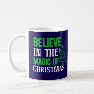 Taza De Café Creer en la magia de los Navidades-82077